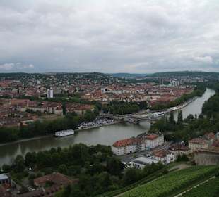 Blick von der Festung auf den Main