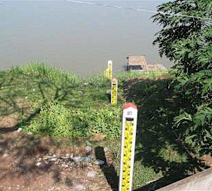 Wasserstandspegel des Mekong