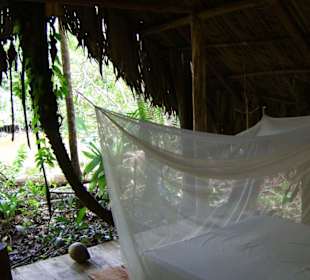 Unterkunft in kleinem Camp