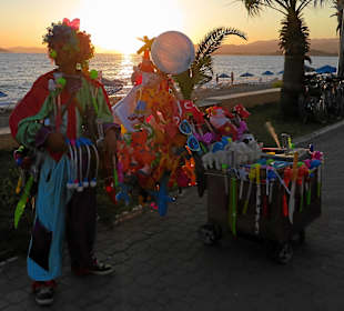 Sonnenuntergasgsstimmung Promenade