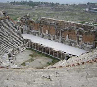Das Amphitheater in Hierapolis