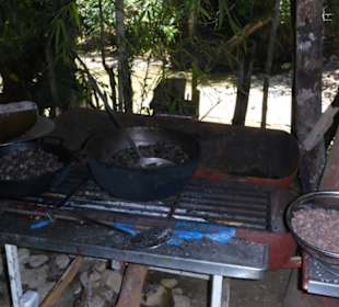 Kakao Zubereitung, Röstung