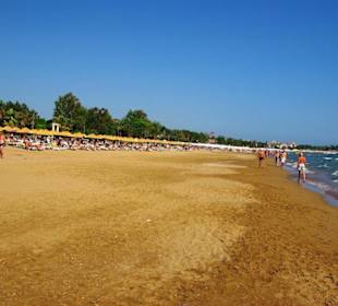 Vom Sunrise Richtung Side am Strand