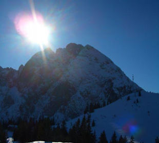 Blick vom Zwieselalm- Ausstieg auf den Donnerkogel