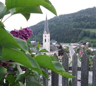 Blick von der Burg in der Altstadt Gmünd