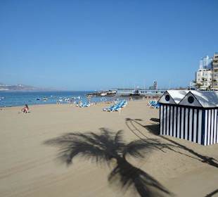 Der Stadtstrand von Las Palmas