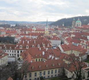 Blick vom Hradschin zur Stadt