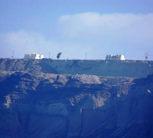 Santorin selbst im Bild Landschaft, Stadt