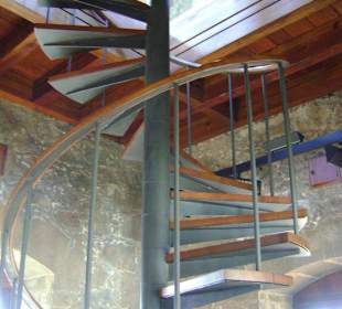 Treppenaufgang in dem Turm