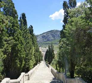 Ausblick beim Aufstieg