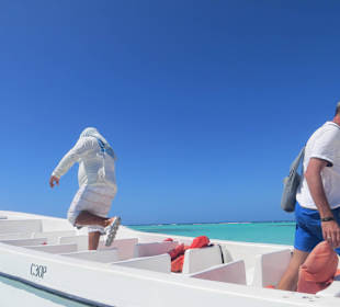 Spaßvögel Helmut und Marcel auf Saone