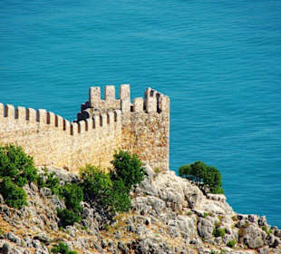 Burg von Alanya (Ic Kale) An&/Abfahrt