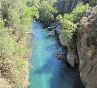 Rafting auf dem Fluss
