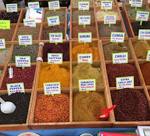 Ausflug in Alanya - auf Gemüsemarkt 