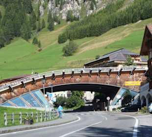 Colfosco Straße zum Grödner Joch