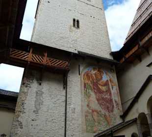 Der Innenraum von Burg Mauterndorf