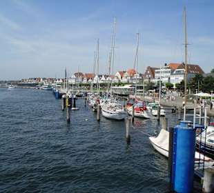 Skyline Travemünde vom Wasser aus