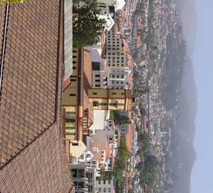 Bilck vom Dach der Kirche