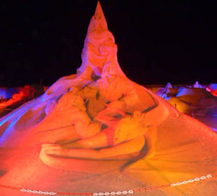 Skulptur im Sandland