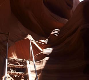 Blick auf den Ausstieg