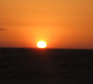 Sonnenaufgang im Chott el Djarid