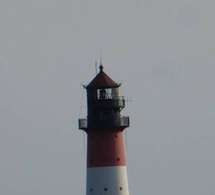 Blick vom Deich von Westerhever beim Info-Hus