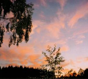 Sonnenuntergang beim Angeln