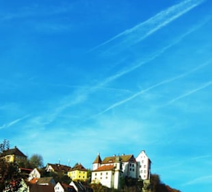 Die Burg in Sicht