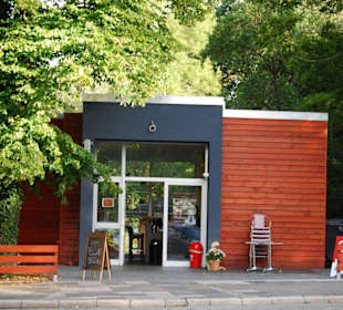 Der Eingang zum Cafe Viva