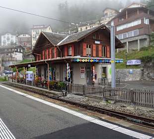 Bahnhof auf der Strecke