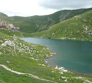 Wollayer See mit Hütte