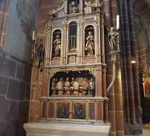 Die sehenswerte Lorenzkirche in Nürnberg