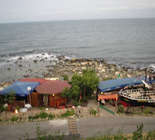 Blick auf die Küste