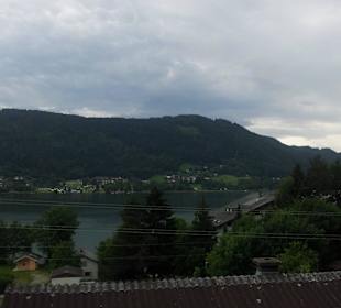 Blick vom Balkon Pension Kasermandl 