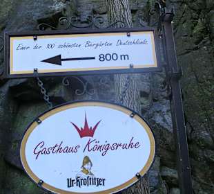 Gute Ausschilderung