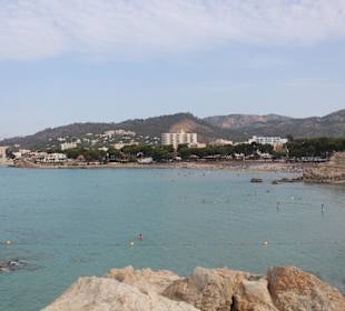 Vom Strand aus fotografiert