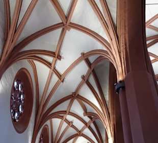 Gewölbedecke der Stadtkirche von Bayreuth