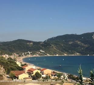 Ausblick auf die  Bucht