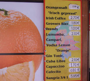 Kneipe im Shopping Center San Augustin