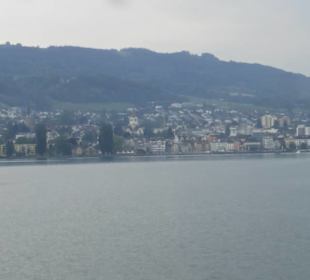 Blick vom Linienschiff auf Rorschach