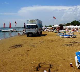 Vom Sunrise Richtung Kumköy-Evrenseki am Strand