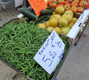 Eindrücke vom Wochenmarkt in Collioure