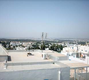 Ausblick von dem Besichtigungshaus