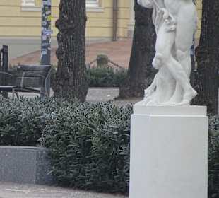 Parkanlage vor dem Schloss Karlsruhe