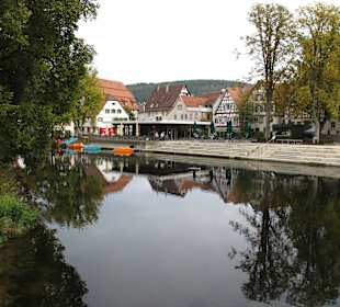 Nagold und Blick auf die Altstadt