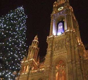The rathaus at christmas