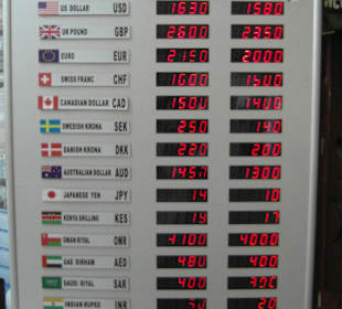 Flughafen Umtausch Cash