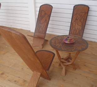 Originelle Sitzgruppe