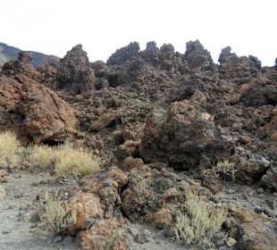 Vulkangestein in El Teide