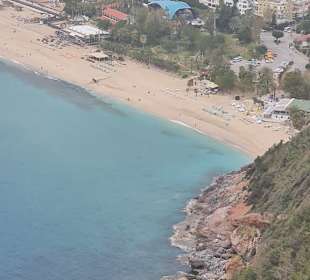 Ansicht von oben auf Antalya